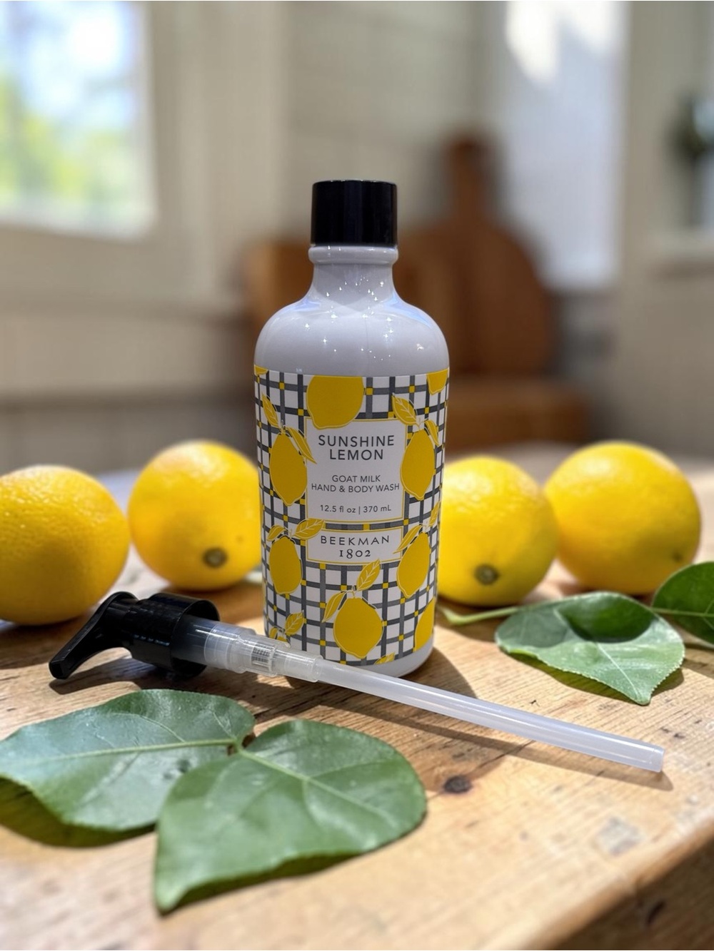 Beekman 1802 Lemon Goat Milk “Sunshine Lemon” Hand & Body Wash -NEW
